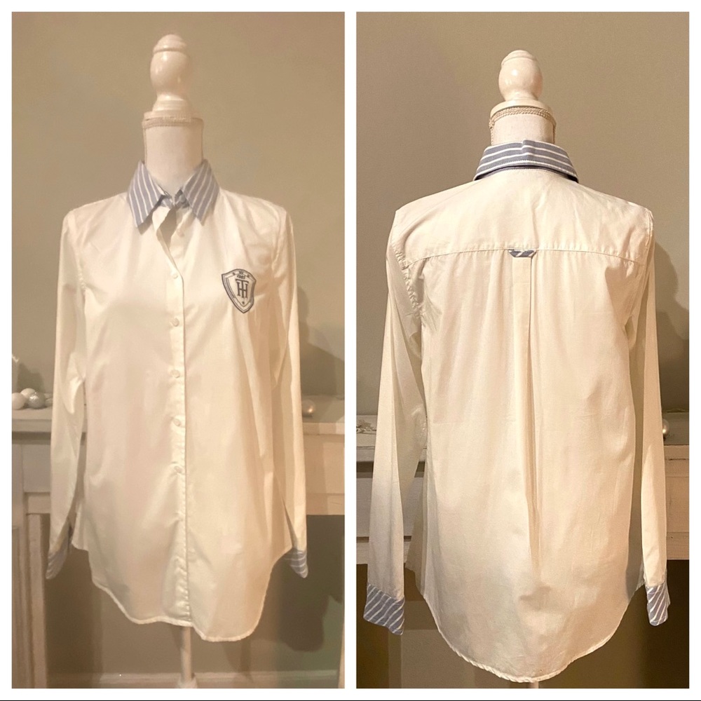 NEW-Tommy Hilfiger Blouse (white)